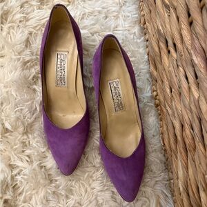 Sole Society Purple Heels/ Spanish leather collection